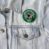 Grünes Drill-Team-Foto High School Tänzerin Button (Beispiel)