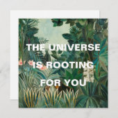 Grünes Dschungelgemälde-Universum rutscht (Vorne/Hinten)