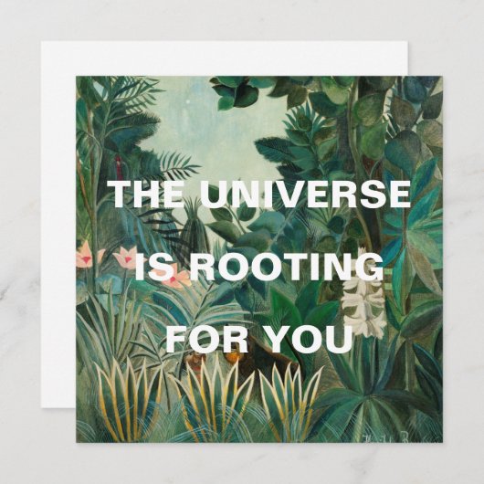 Grünes Dschungelgemälde-Universum rutscht (Vorne/Hinten)