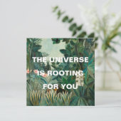 Grünes Dschungelgemälde-Universum rutscht (Stehend Vorderseite)