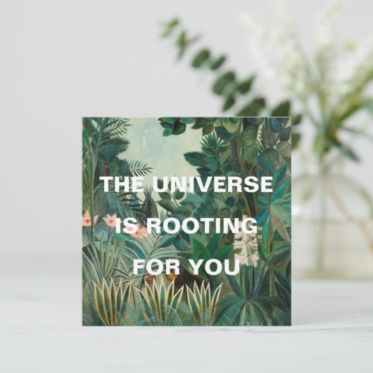 Grünes Dschungelgemälde-Universum rutscht (Stehend Vorderseite)