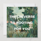 Grünes Dschungelgemälde-Universum rutscht (Vorderseite)