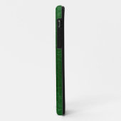 Grünes Edelstahlmetall Case-Mate iPhone Hülle (Hinten/Links)
