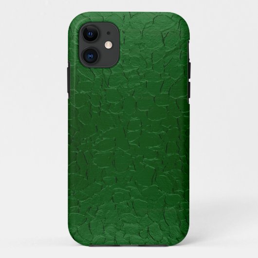 Grünes Edelstahlmetall Case-Mate iPhone Hülle (Rückseite)