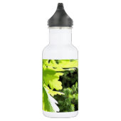 Grünes Eichen-Baum-Blätter Edelstahlflasche (Rechts)