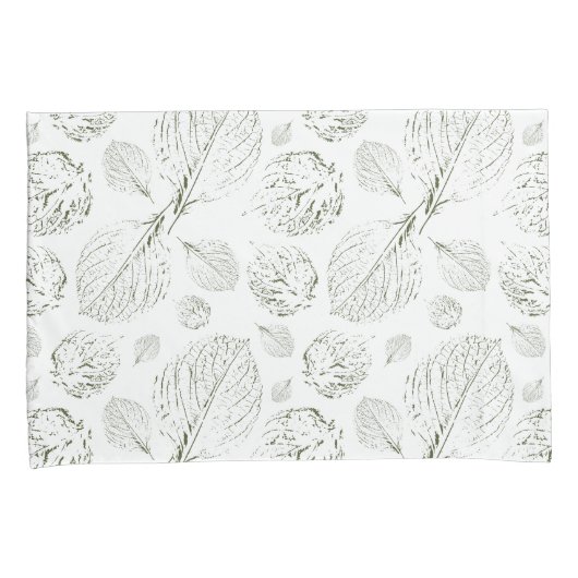 Grünes, einfaches strukturiertes Blätter - Moderne Kissenbezug (Vorderseite-Rechts)