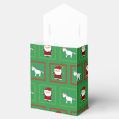 Grünes Einhorn-Muster Geschenkschachtel (Geöffnet)