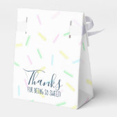 Grünes Eiscreme-Party Geschenkschachtel (Rückseite)