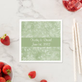 Grünes Elegant (Hochzeit) Serviette (Beispiel)