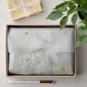 Grünes elegantes abstraktes Decoupage-Seidenpapier Seidenpapier (Geschenk)