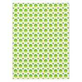 Grünes Element der Tupfen Tischdecke (Vorderseite)