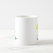 Grünes Englisch Budgie Tasse (Mittel)