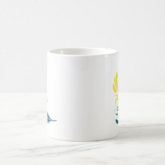 Grünes Englisch Budgie Tasse (Mittel)