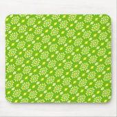 Grünes ethnisches Muster-Mauspad Mousepad (Vorne)