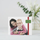 Grünes Etikett Postkarte (Stehend Vorderseite)