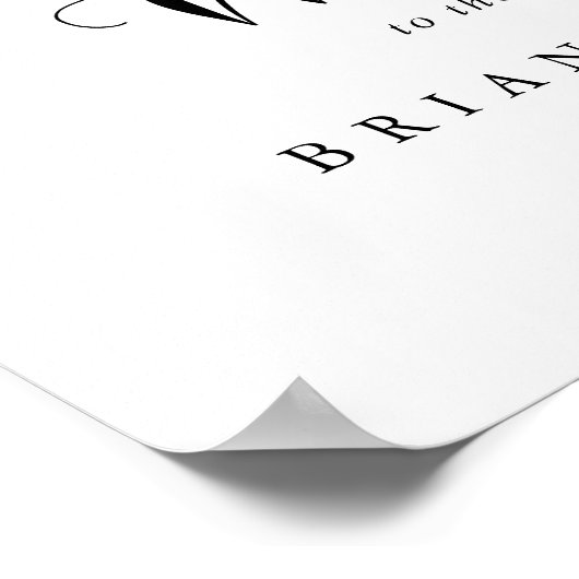 Grünes Eukalyptus-Begrüßungszeichen Poster (Ecke)