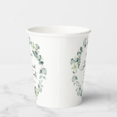 Grünes Eukalyptus-Blätter Botanisches Party für da Pappbecher (Rechts)