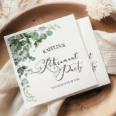 Grünes Eukalyptus-Blätter Botanisches Party für da Serviette