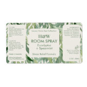 Grünes Eukalyptus Botanisches Spray-Flaschenerzeug (Vorne)