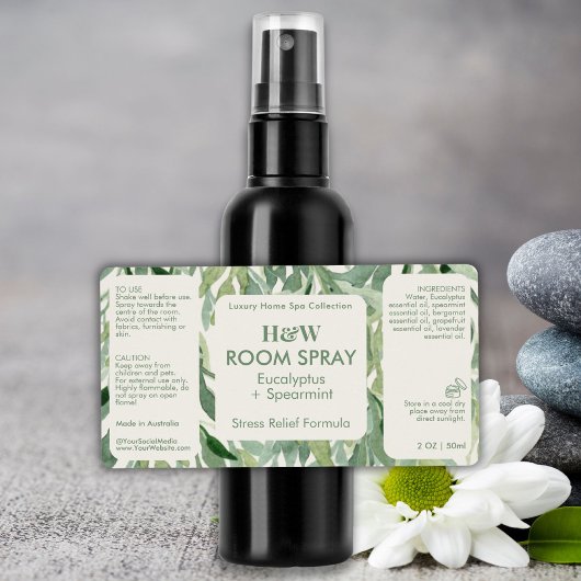 Grünes Eukalyptus Botanisches Spray-Flaschenerzeug