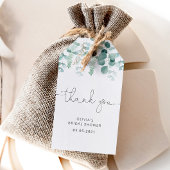 Grünes Eukalyptus-Brautparty Geschenkanhänger