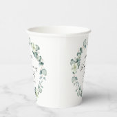 Grünes Eukalyptus-Party Pappbecher (Rechts)