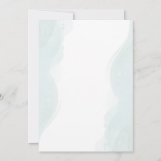 Grünes Eukalyptus Sukkulentes Grünes Brautparty Einladung (Rückseite)