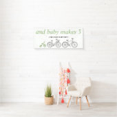 Grünes Fahrrad Banner (Insitu)
