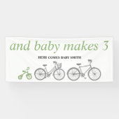 Grünes Fahrrad Banner (Horizontal)