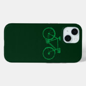 grünes Fahrrad Case-Mate iPhone Hülle (Rückseite (Horizontal))