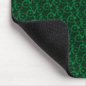 grünes Fahrrad . Fahrrad cool Mousepad (Ecke)