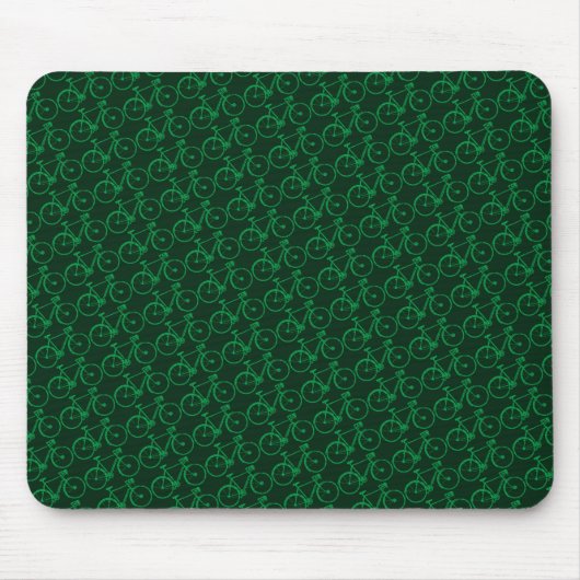 grünes Fahrrad . Fahrrad cool Mousepad (Vorne)