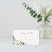 Grünes Fall Brautparty wünscht sich gut Begleitkarte (Stehend Vorderseite)