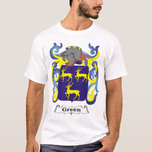 Grünes Familien-Wappen T - Shirt