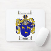 GRÜNES FAMILIENWAPPEN - GRÜNES WAPPEN MOUSEPAD (Mit Mouse)