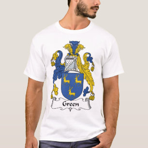 Grünes Familienwappen T-Shirt