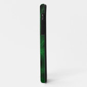 Grünes Fantasiemuster Case-Mate iPhone Hülle (Hinten/Links)