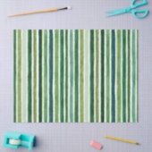 Grünes, farbiges Streifen Seidenpapier (Basteln)