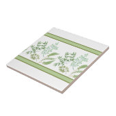 Grünes Farn-Blätter und Niederlassungen Fliese (Seite)