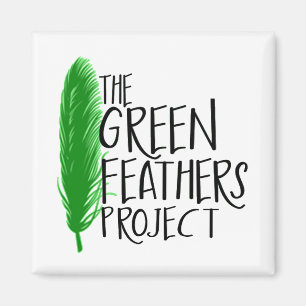 Grünes Feder-Projekt-Minimagnet Magnet