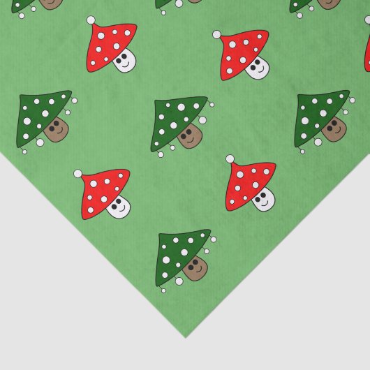 Grünes festes Mushroom-Tissue Seidenpapier (Ausschnitt)