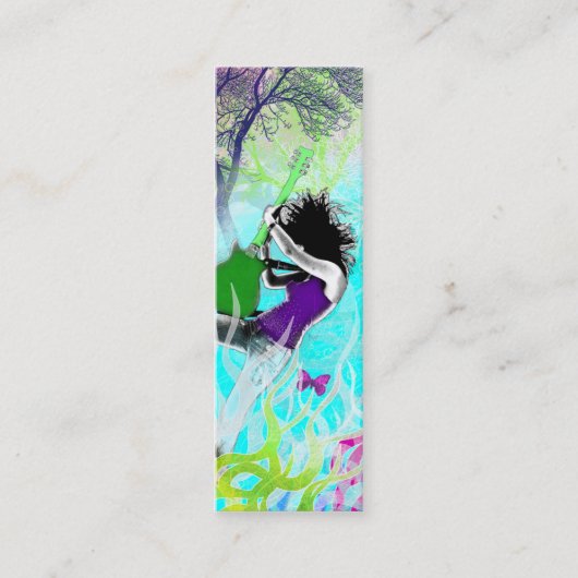 Grünes Feuer - dünne Karte (Vorderseite)