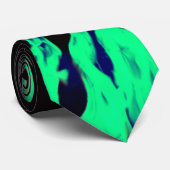 Grünes Feuer - Grünes Feuer - Flamme Flamme Flamme Krawatte (Gerollt)