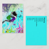 "Grünes Feuer-" mollige Karte (Vorne/Hinten)