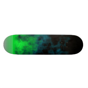 Grünes Flammen-Skateboard Skateboard