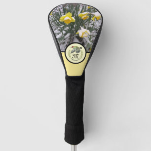 Grünes Flecker-Monogramm-Foto Golf Headcover
