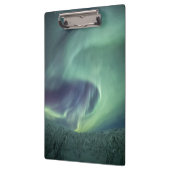 Grünes Foto Aurora Borealis Klemmbrett (Links)