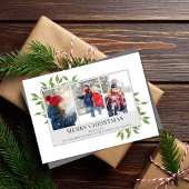 Grünes Foto Collage Grüne Frohe Weihnachten