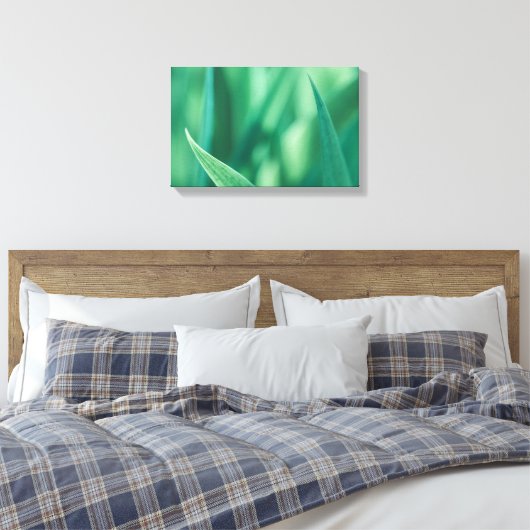 Grünes Foto Leinwanddruck (Insitu (Schlafzimmer))