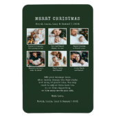 Grünes Foto Magnet (Vertikal)